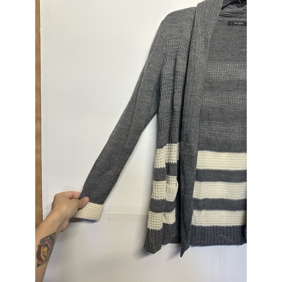 Daisy Fuentes Cardigan Women’s Small Open Front Sweater with Pockets Long Sleeve - Picture 2 of 10